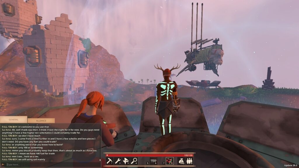 他のプレイヤーとの交流